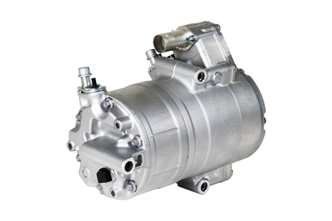 Electric car air shop compressor